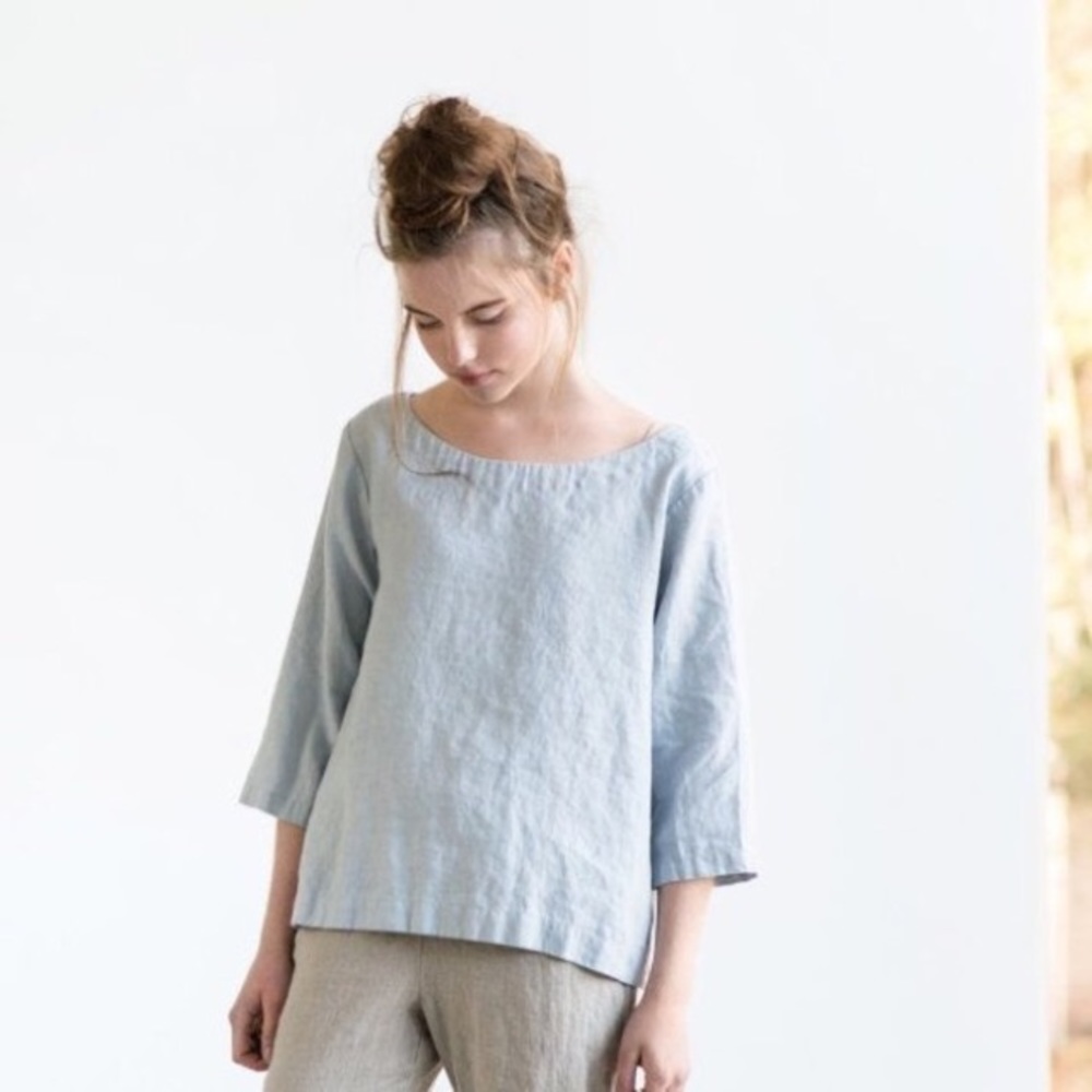 NOT PERFECT LINEN January Wool & Linen Top - Picture 6 of 6